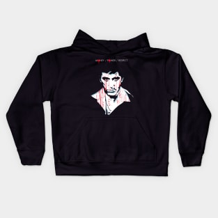 Scarface movie art inspired Kids Hoodie